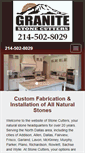 Mobile Screenshot of granitestonecutters.net